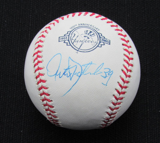 Orestes Destrade Signed/Auto Yankees 100th OML Baseball JSA 186631