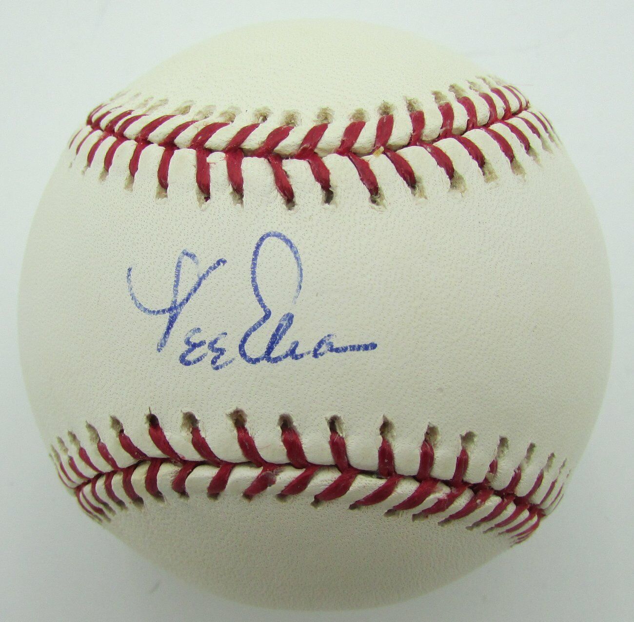 Lee Elia Phillies Cubs White Sox Signed Baseball PSA/JSA PASS 125912