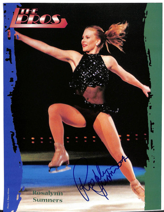 Rosalyn Sumners US 1984 Olympic  Silver Medalist Signed 8x10 Photo 180407