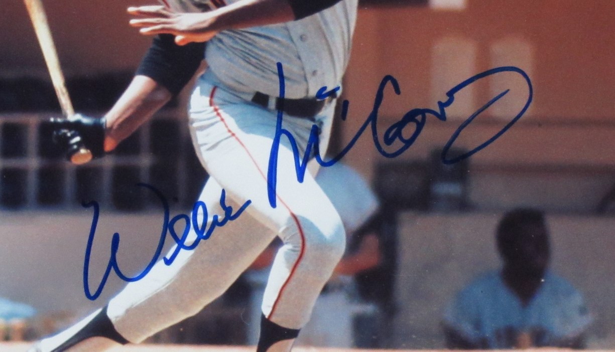 Willie McCovey HOF Signed/Auto 8x10 Photo San Francisco Giants Framed JSA 190837