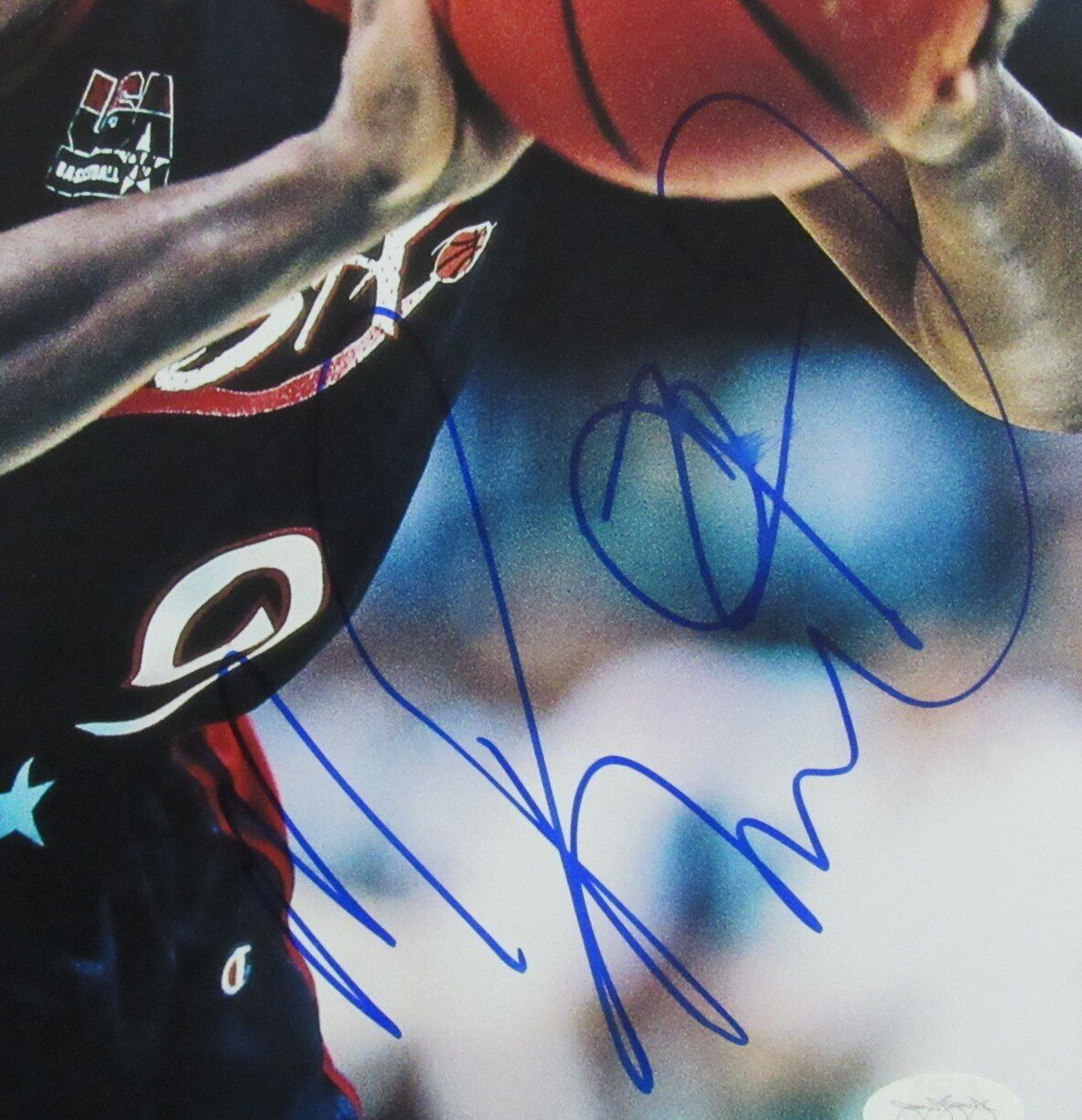 Mitch Richmond HOF Autographed 11x14 Photo Team USA JSA