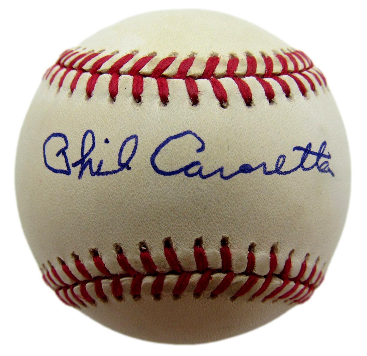 Phil Cavarretta Autographed ONL Baseball Chicago Cubs JSA