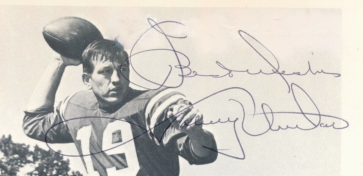 Johnny Unitas Autographed 5x7 B/W Photo Baltimore Colts PSA/DNA