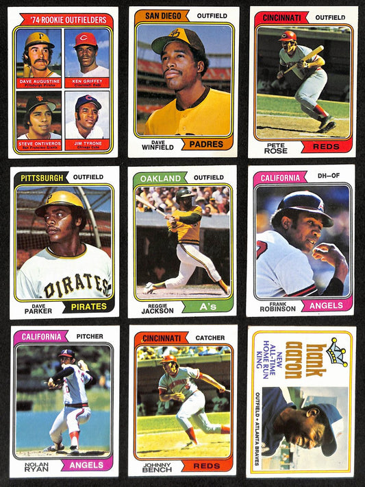 1974 Topps Baseball Card Complete Set w/Traded and Checklists (1-660+) 191954