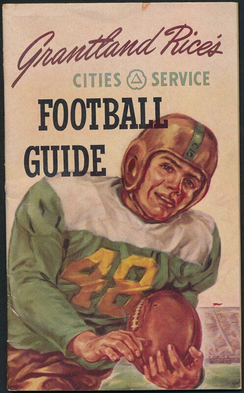 1948 Grantland Rice's College Football Guide Booklet 142097