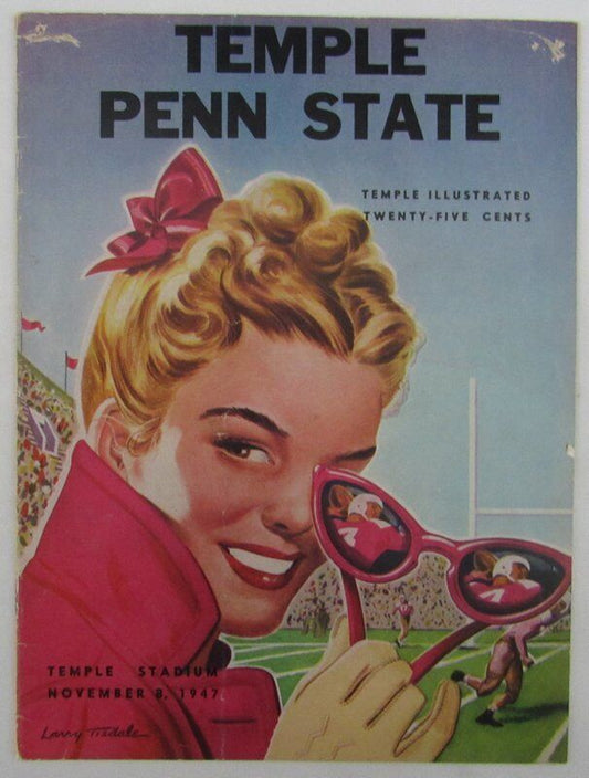 1947 Penn State Nittany Lions vs. Temple Owls College Football Program 137589