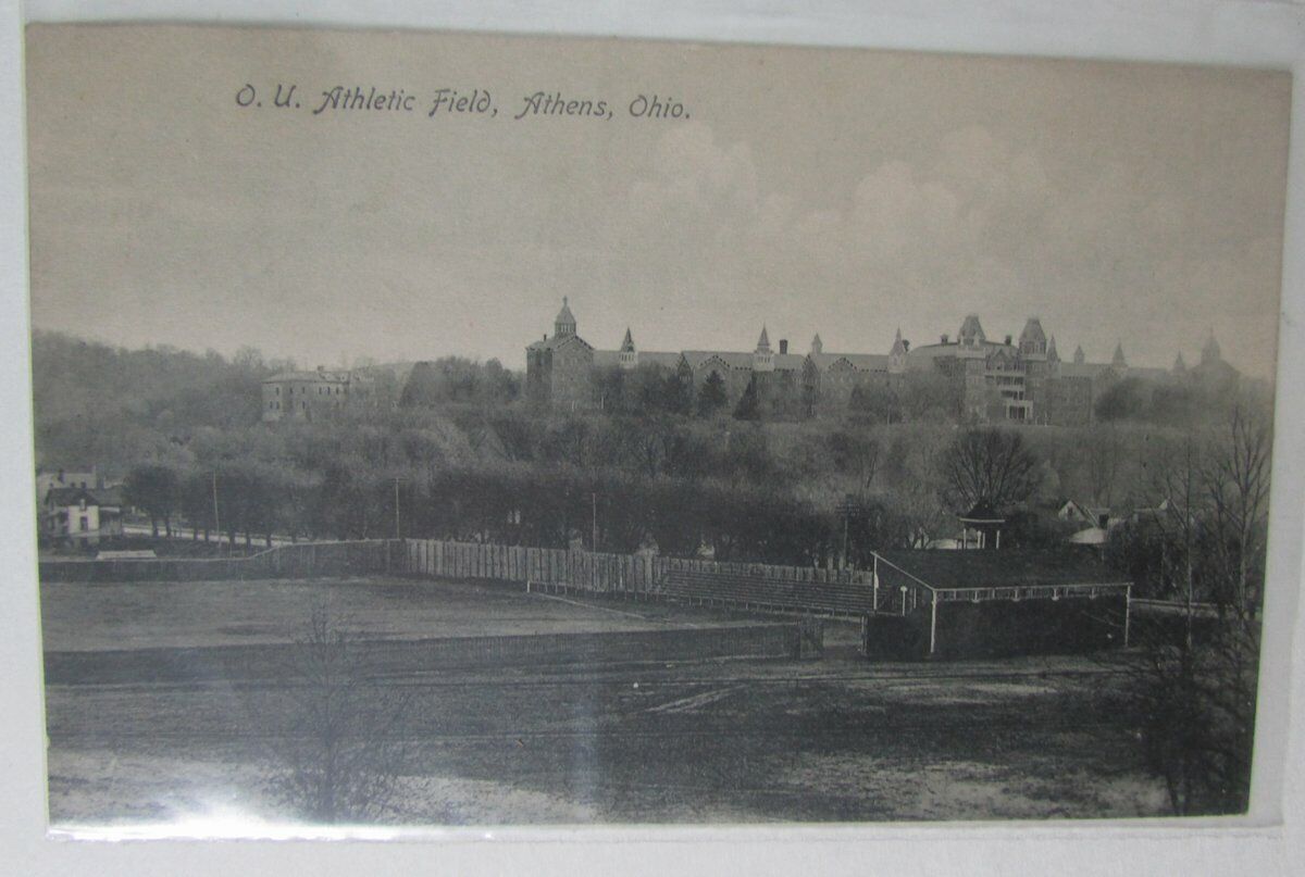 Vintage 1912 Ohio University Bobcats Athletic Field Postcard 147828