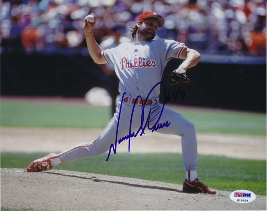 Tommy Greene Phillies Signed/Autographed 8x10 Photo PSA/DNA 140543