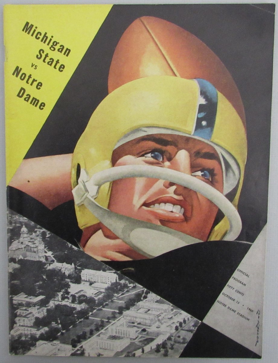 October 15, 1950 Michigan State vs. Notre Dame College Football Program