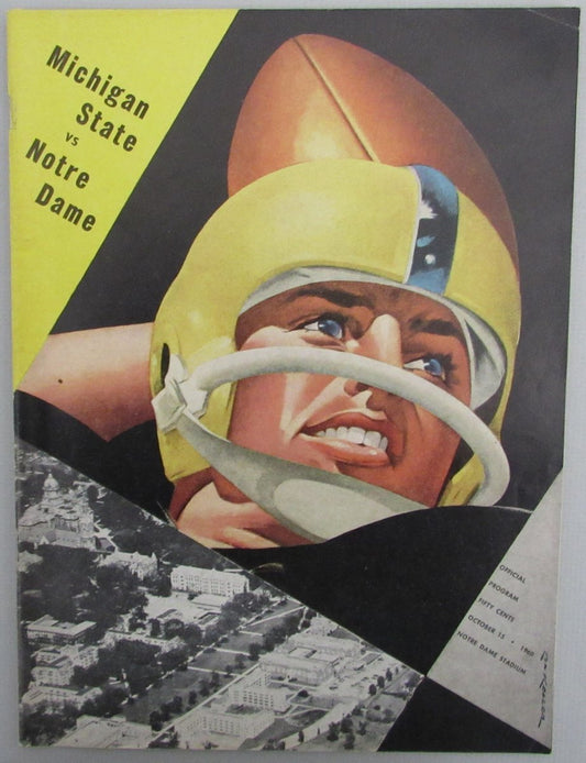 October 15, 1950 Michigan State vs. Notre Dame College Football Program