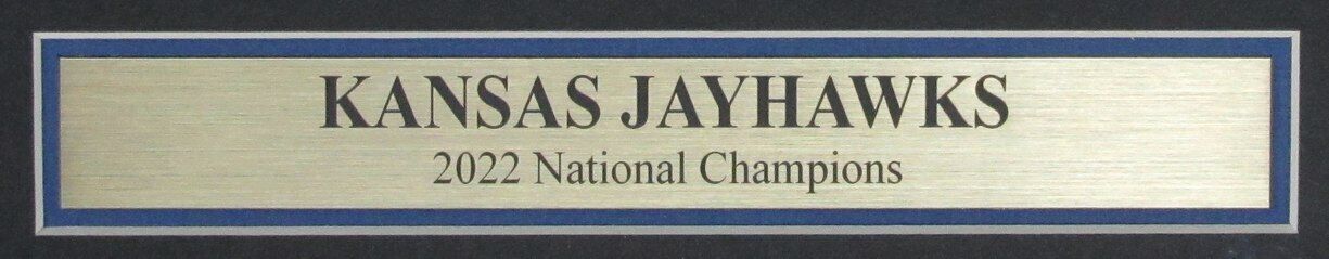 Lawrence Journal-World Newspaper Kansas Jayhawks 2022 NCAA Champs Framed