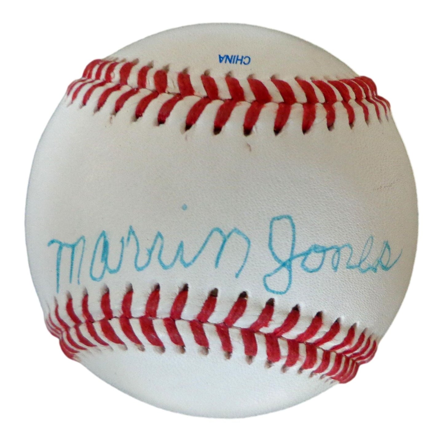 Marvin Jones Autographed OAL Baseball Negro League Burlington Bees JSA 179596