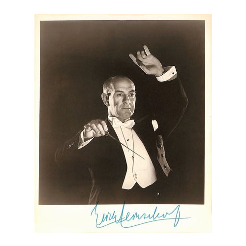 Erich Leinsdorf  Conductor d.1993 Signed/Autographed 8x10 B&W Photo JSA 187821