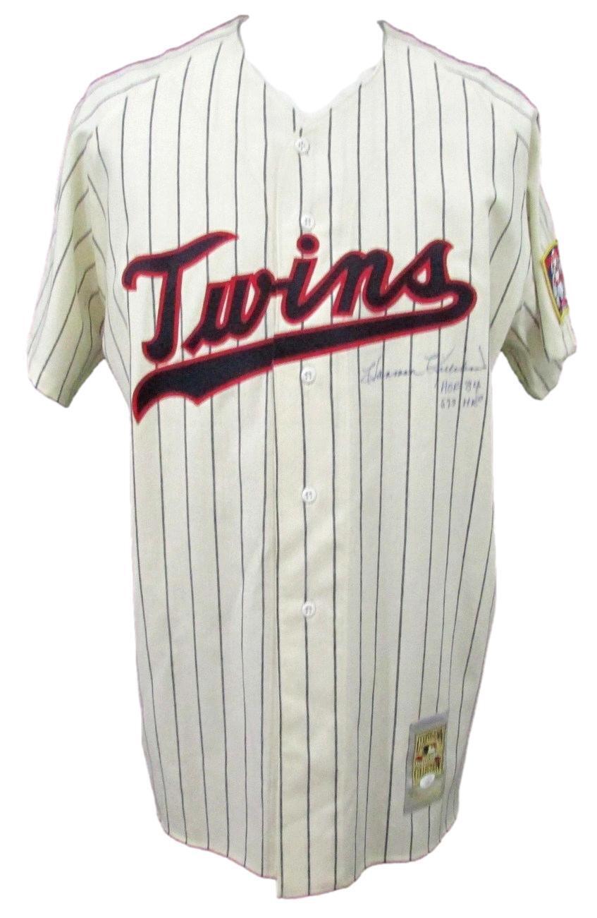 Harmon Killebrew HOF Autographed Mitchell & Ness Cooperstown Jersey Twins PSA