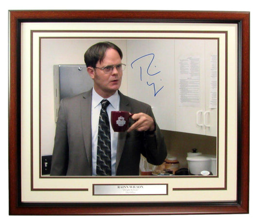 Rainn Wilson Signed/Auto 16x20 Photo "The Office" Framed JSA 188782