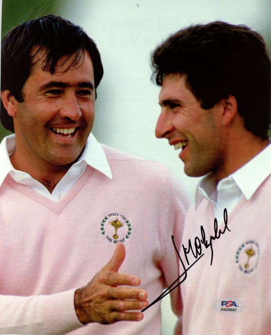 Jose Maria Olazabal Autographed 8x10 Magazine Photo Golf Champ PSA/DNA 188057