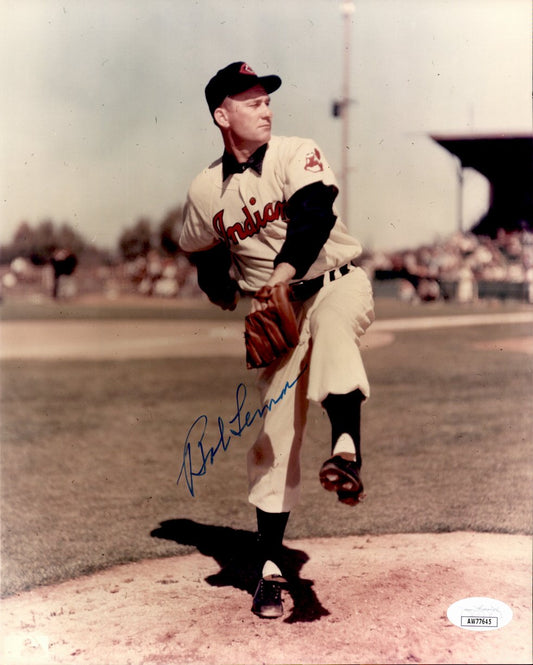 Bob Lemon HOF Signed/Autographed 8x10 Photo Cleveland Indians JSA 191346