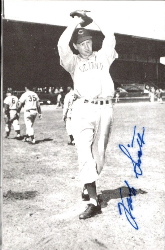 Frank Smith Reds d. 2005 Signed/Autographed 3x5  Photo 179219