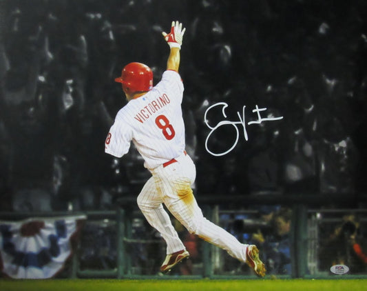 Shane Victorino Philadelphia Phillies Signed/Autographed 16x20 Photo PSA 192097