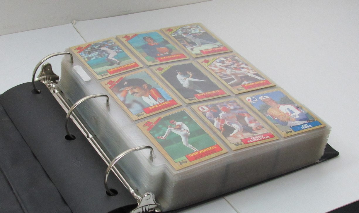 1987 Topps Complete Baseball Set (792) In Binder w/Pages 192013