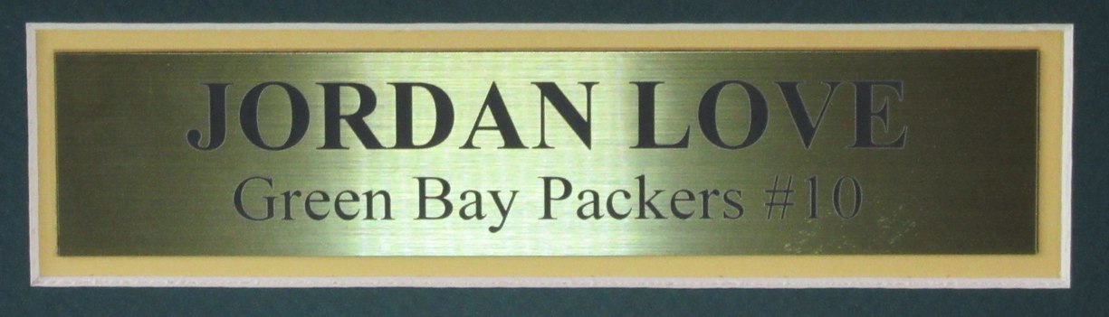 Jordan Love Signed/Autographed Packers Football Jersey Framed Beckett 192413