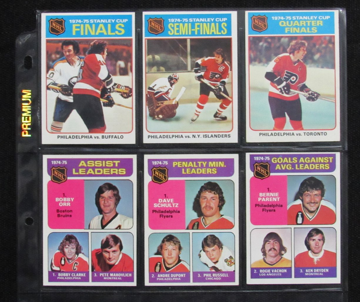 1975-76 Topps Hockey Philadelphia Flyers Team (22/24) Cards 189203
