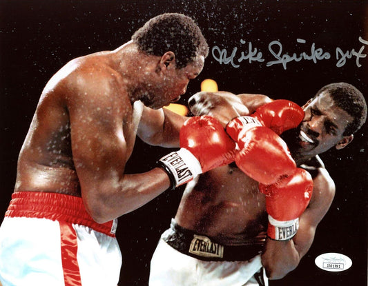 Michael Spinks Boxing Champ Signed/Autographed 8x10 Photo JSA 153998