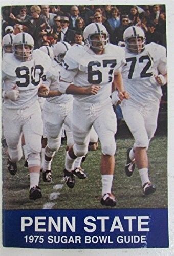 Penn State PSU Football 1975 Sugar Bowl Press/Media Guide 125245