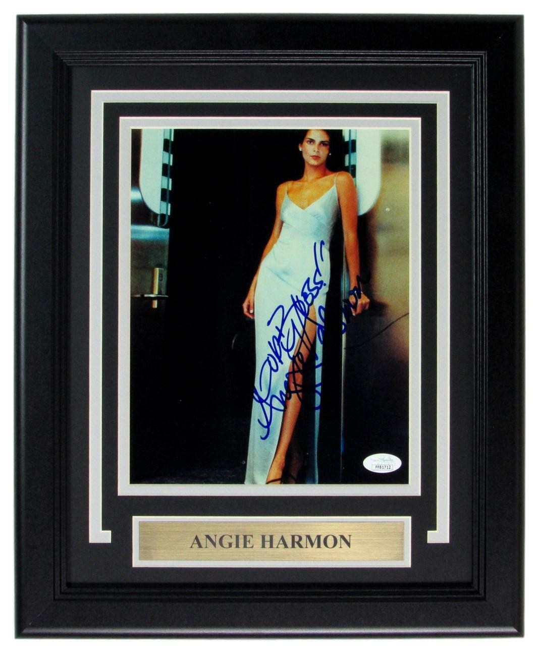 Angie Harmon Actress Signed/Autographed 8x10 Photo Framed JSA 155610