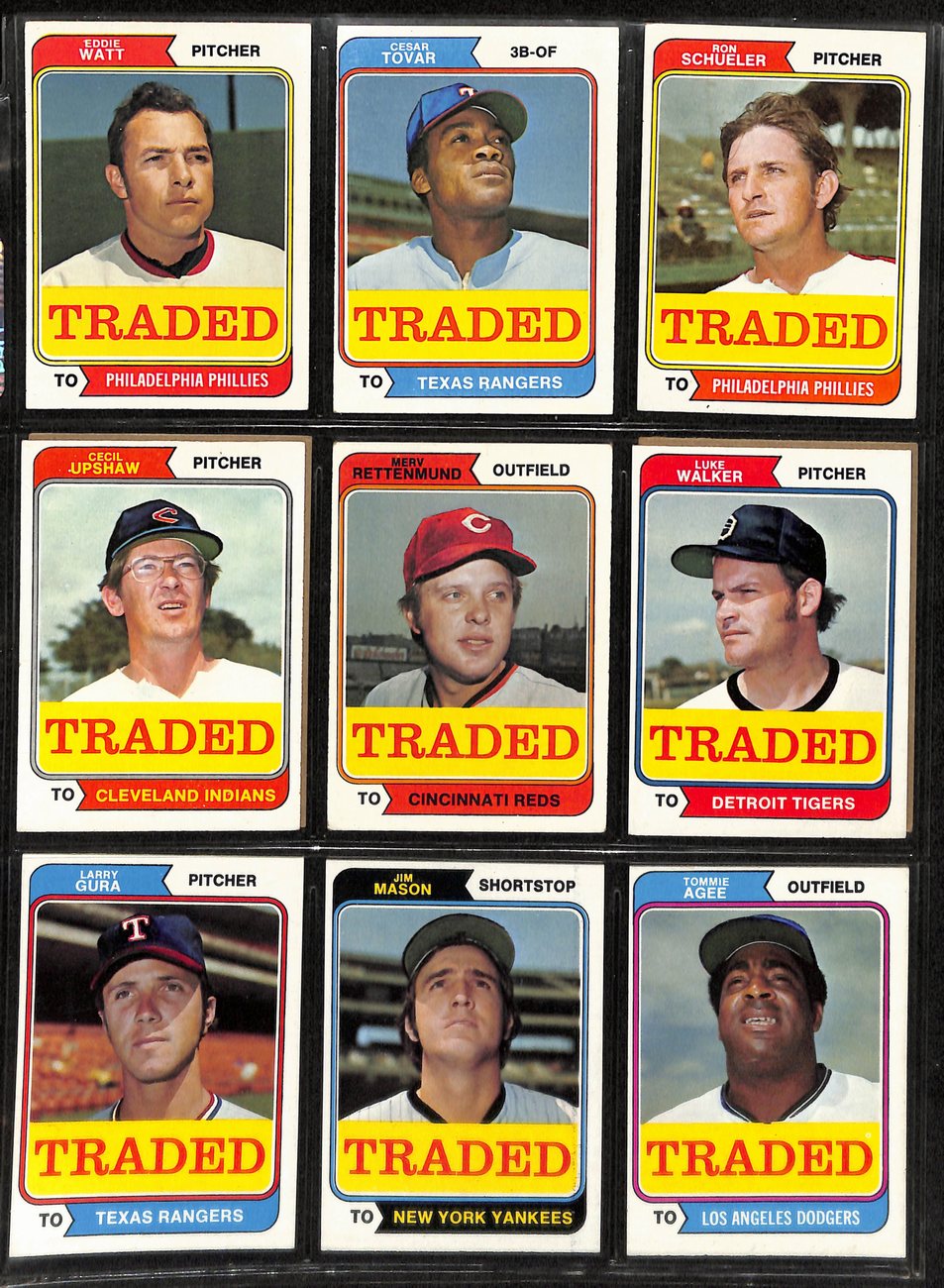 1974 Topps Baseball Card Complete Set w/Traded and Checklists (1-660+) 191954