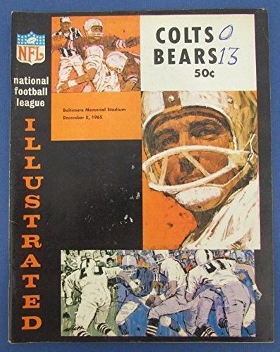 Colts vs. Bears 1965 NFL Illustrated Program/Magazine 125496