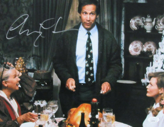 Chevy Chase Autographed 11x14 Photo "Christmas Vacation" JSA