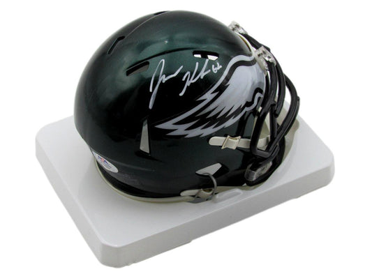 Jason Kelce Autographed Eagles Speed Mini Helmet Witness PSA/DNA 187717