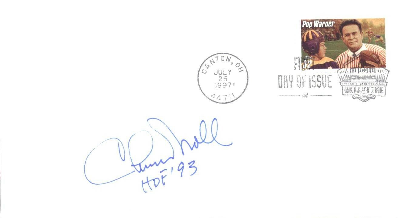 Chuck Knoll HOF Signed 1997 FDC First Day Cover Pittsburgh Steelers 151503