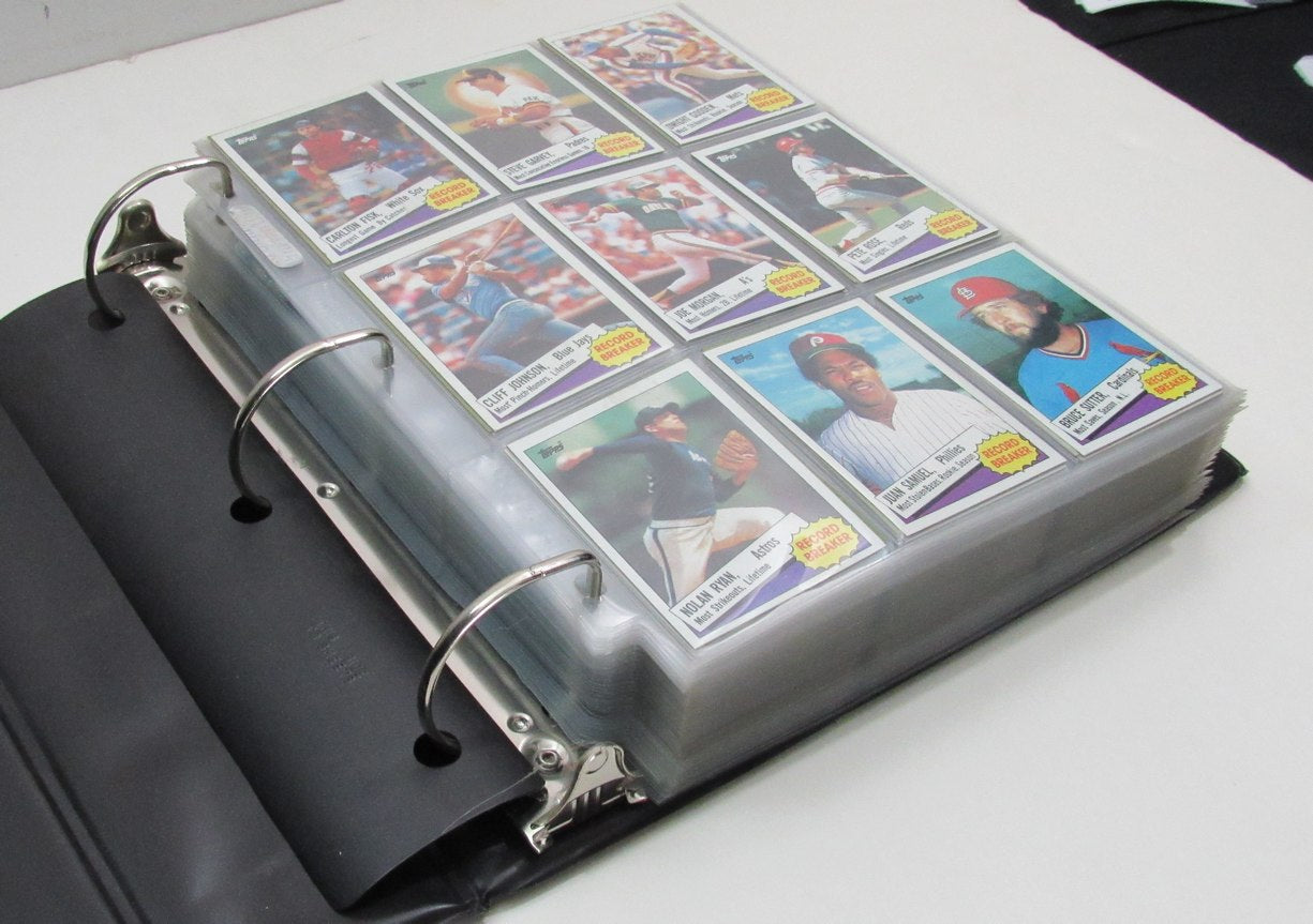 1985 Topps Complete Baseball Set (792) In Binder w/Pages Maguire Puckett 192007