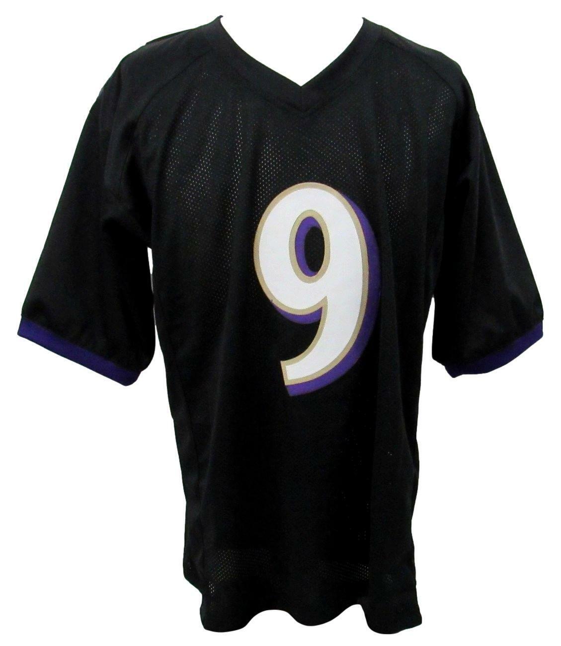 Justin Tucker Signed/Autographed Ravens Black Custom Jersey Beckett 164215