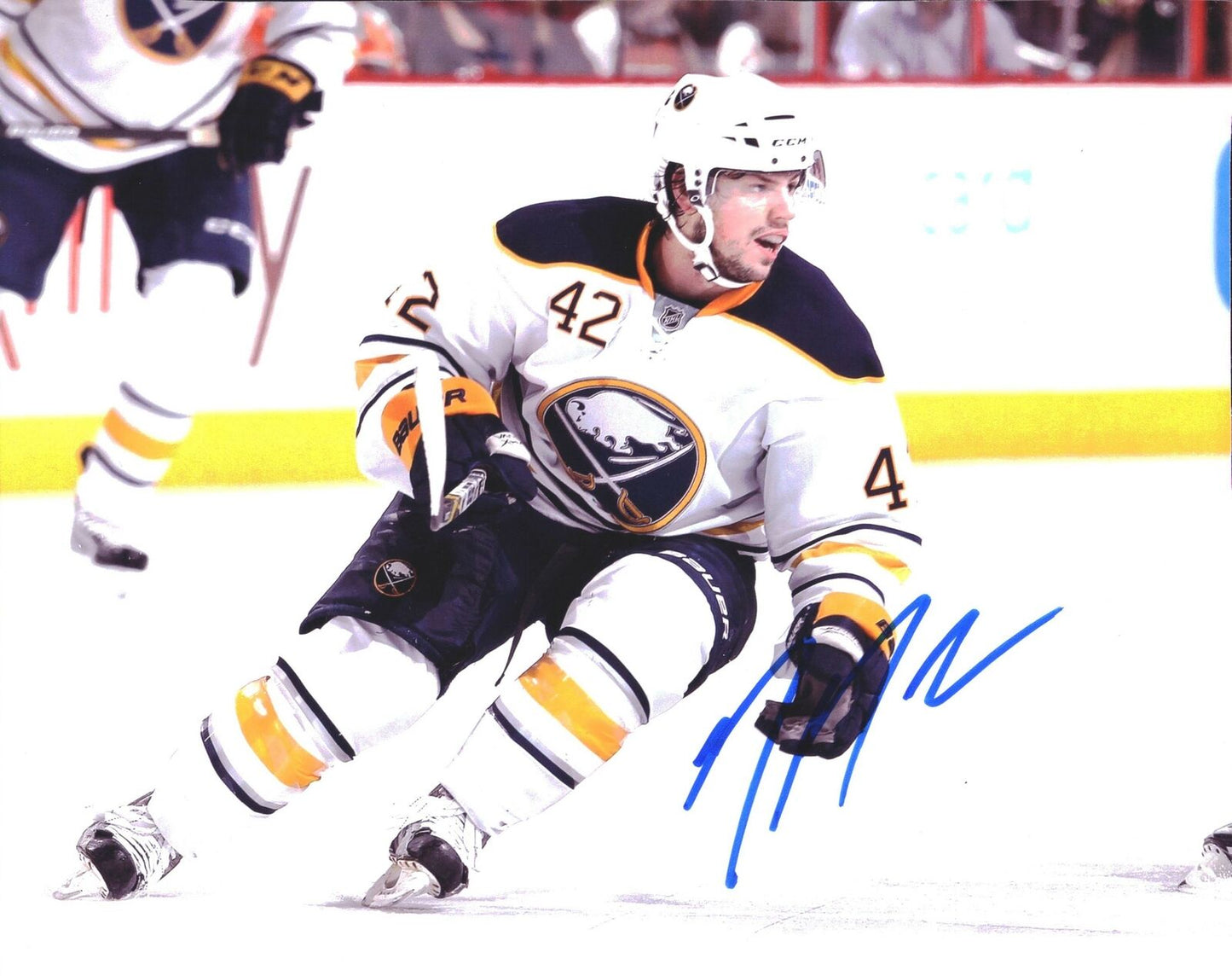 Nathan Gerbe Buffalo Sabres Signed/Autographed 8x10 Photo 152199