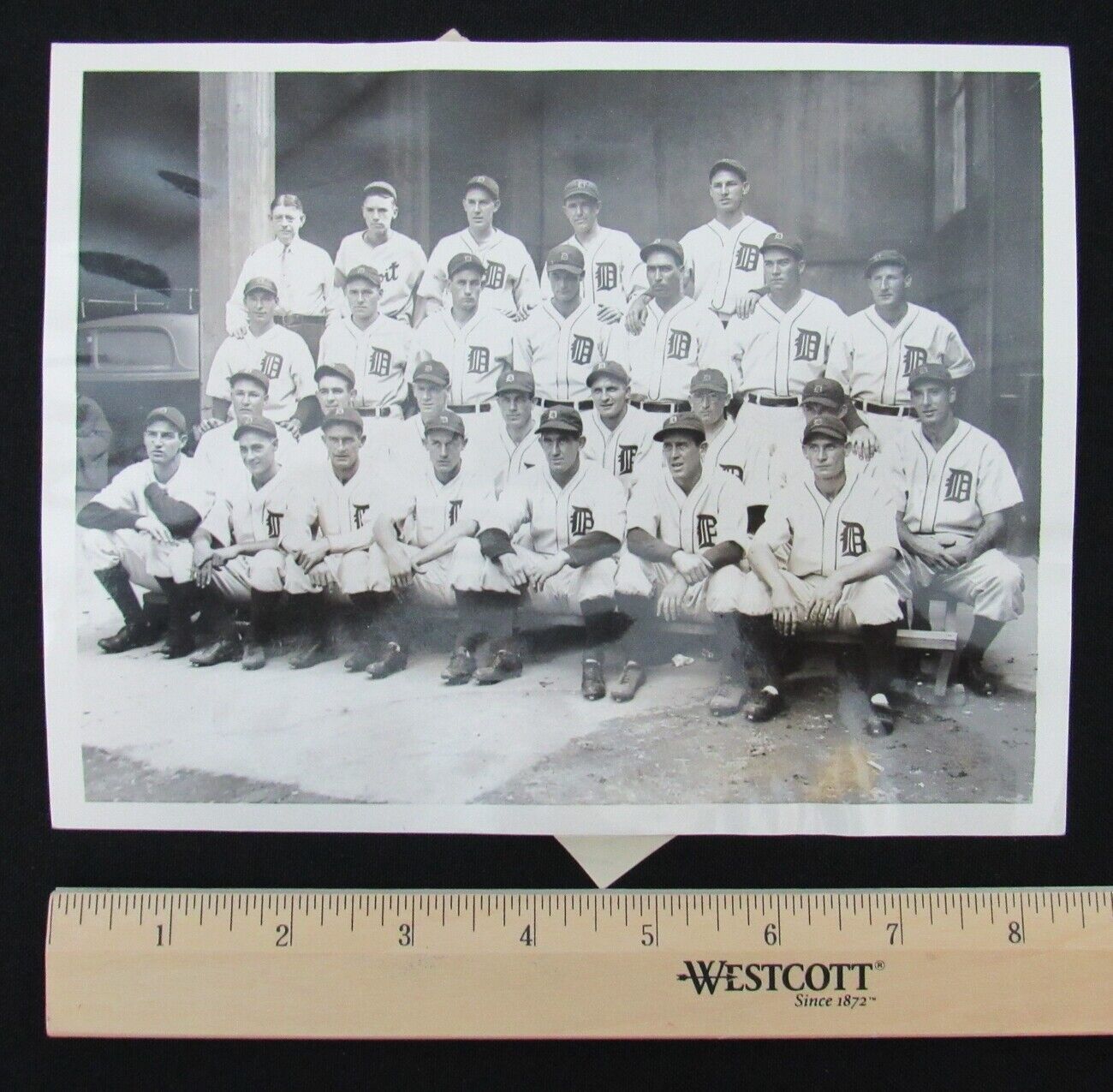 1934 Detroit Tigers Team 6.5x8.5 B/W Wire/Press Team Photo 150733