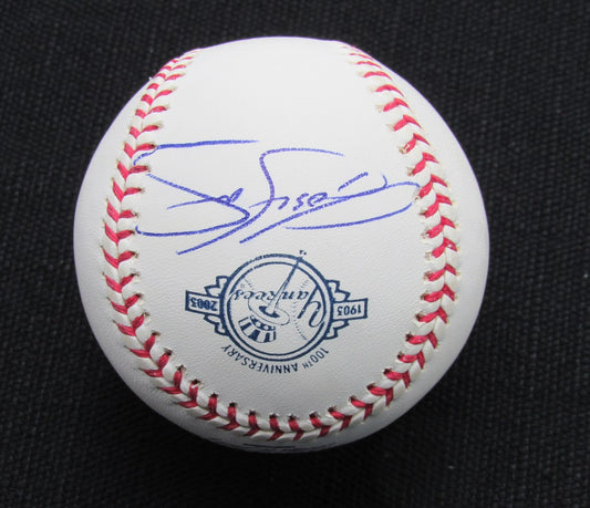 Josh Towers Signed/Auto Yankees 100th OML Baseball JSA  186879