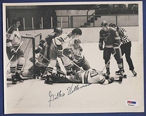 Gilles Villemure Auto/Signed 8x10 Photo PSA/DNA 132568