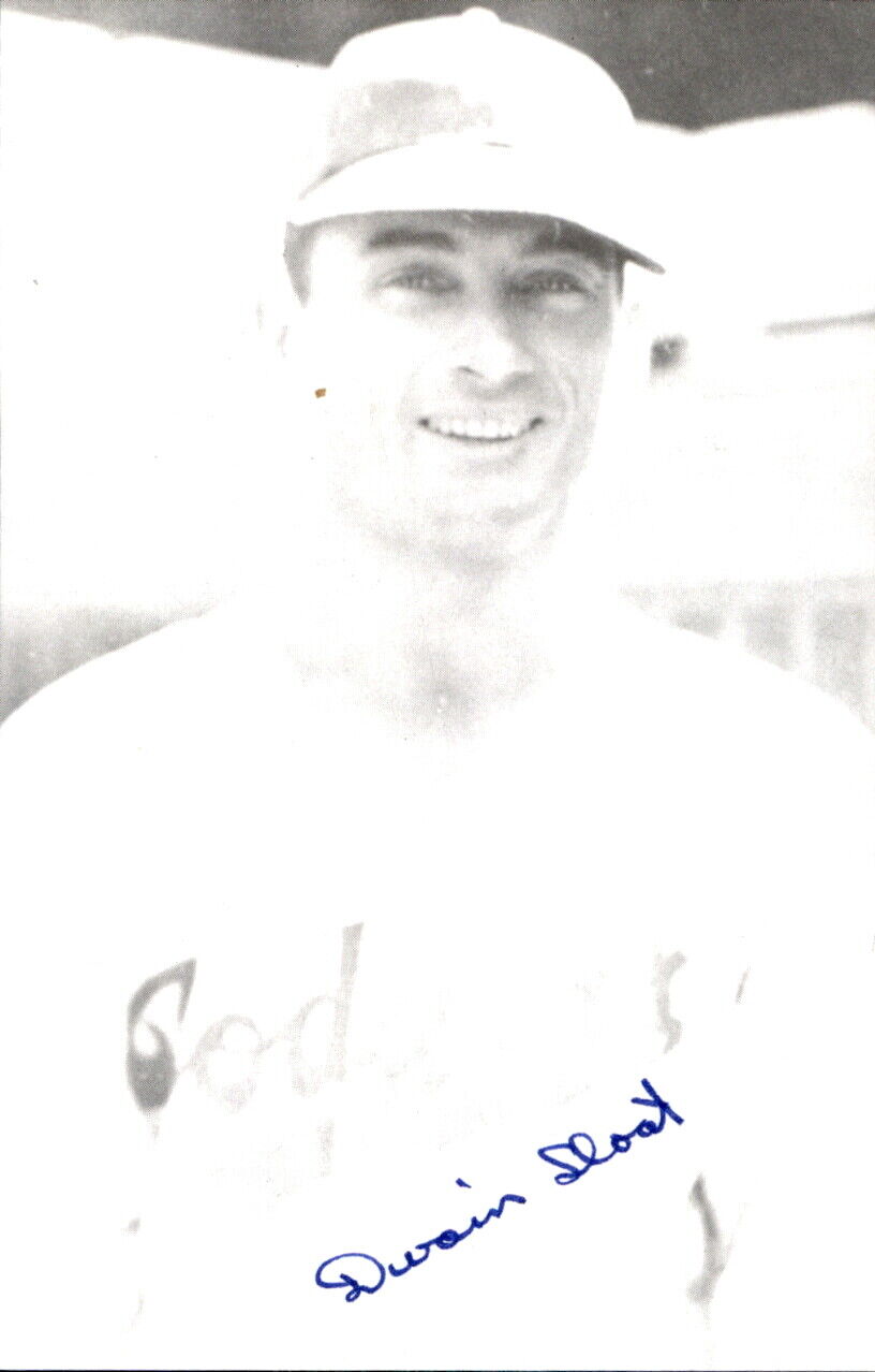 Lefty Sloat Dodgers d. 2003 Signed/Autographed 3x5  Photo 179213