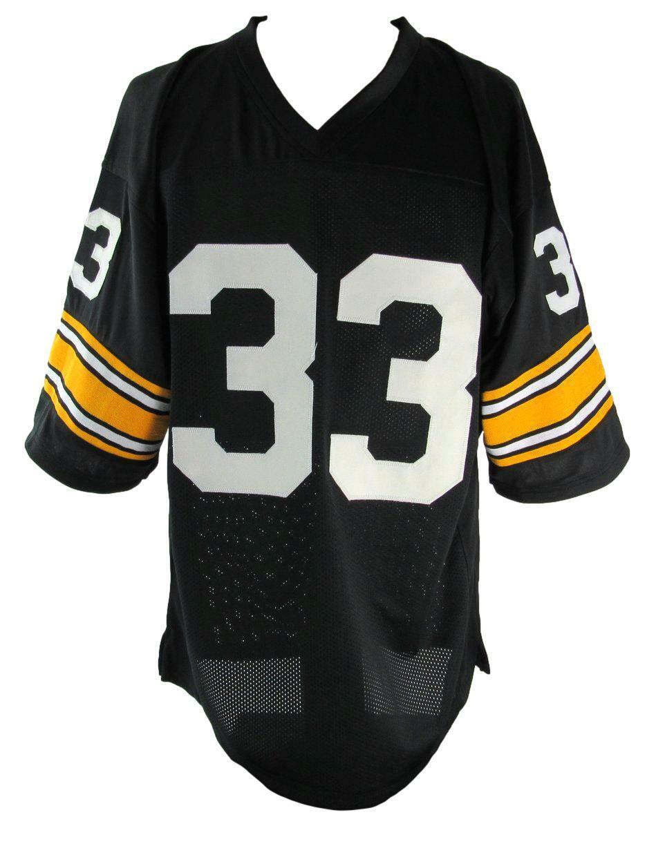 John Frenchy Fuqua Signed/Inscr Steelers Black Custom Football Jersey JSA 161107