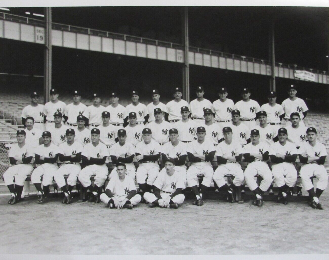 1954 New York Yankees 16X20 Photo from Original Negatives Mickey Mantle 147176