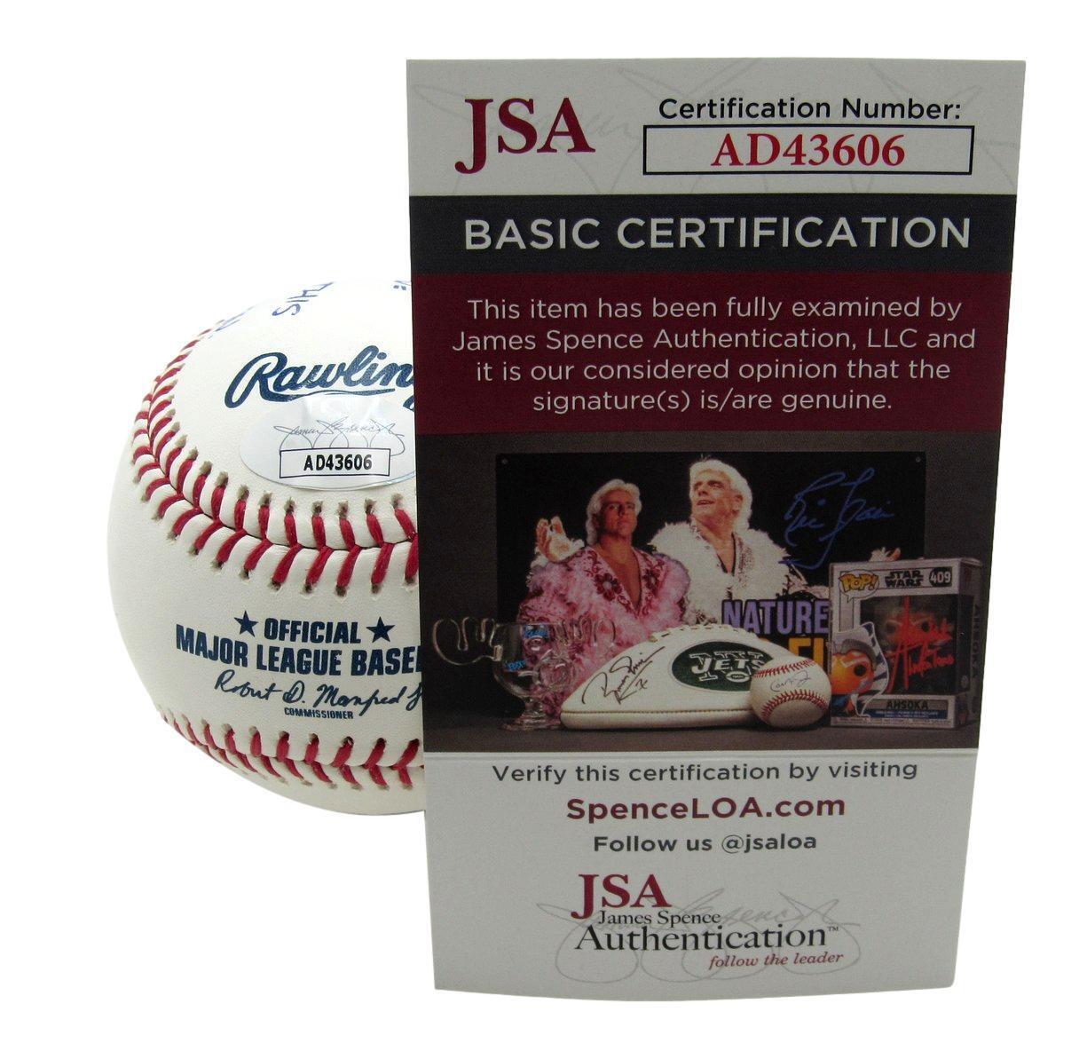 Dwier Brown Autographed/Inscribed Rawlings OML Baseball "Field Of Dreams" JSA