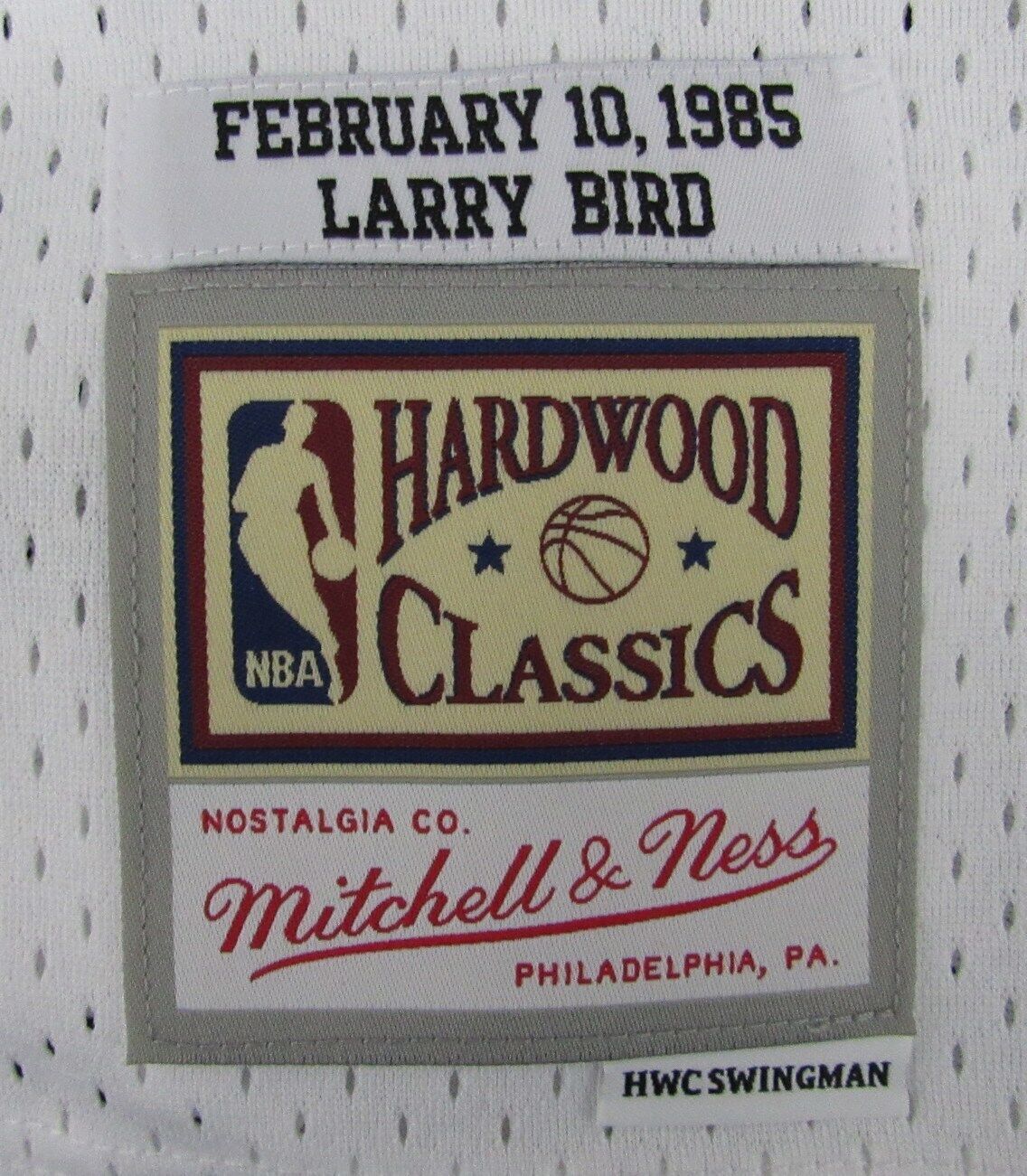 Larry Bird Autographed White NBA All-Star Mitchell & Ness Jersey PSA/DNA 179390
