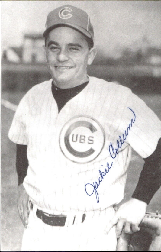 Jackie Cullum Chicago Cubs d. 2009 Signed/Auto 3x5  Photo 178140