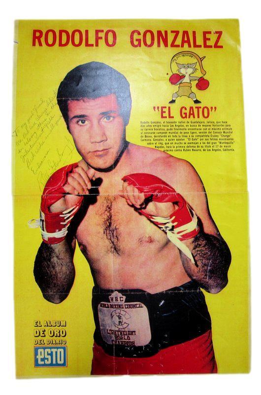 Rodolpho Gonzalez Mexico WBC Lightweight Champion  14x22 Boxing Poster