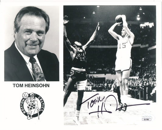 Tom Heinsohn HOF Signed/Autographed 8x10 Photo Boston Celtics JSA 192952