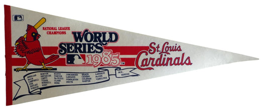 Vintage 1985 St. Louis Cardinals National League Champs 30x12 Felt Pennant