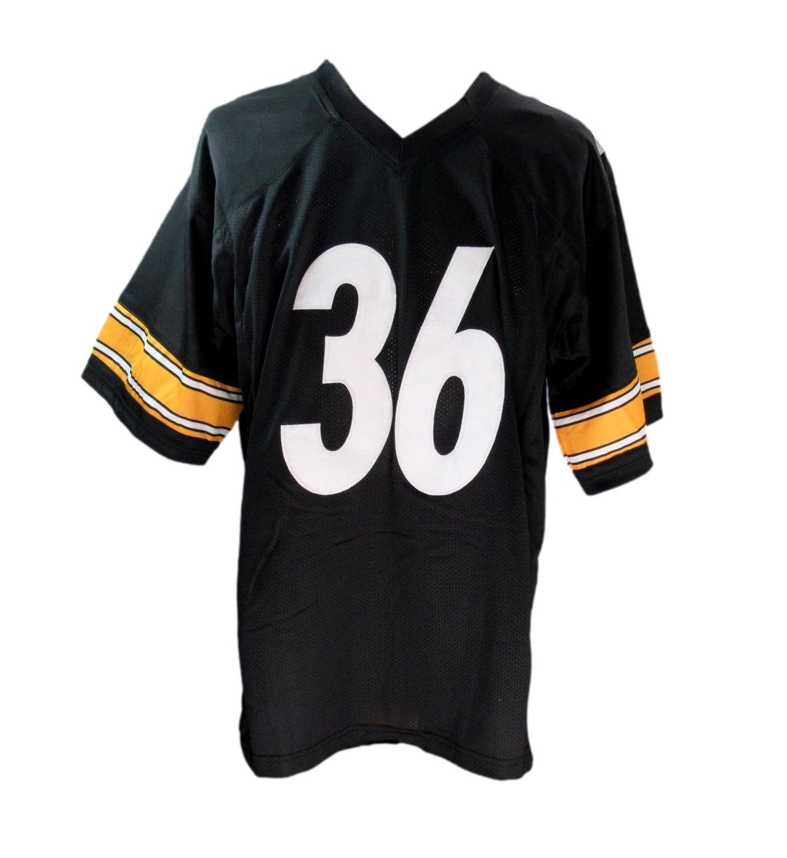 Jerome Bettis HOF Signed Black Custom Football Jersey Steelers Beckett 186584